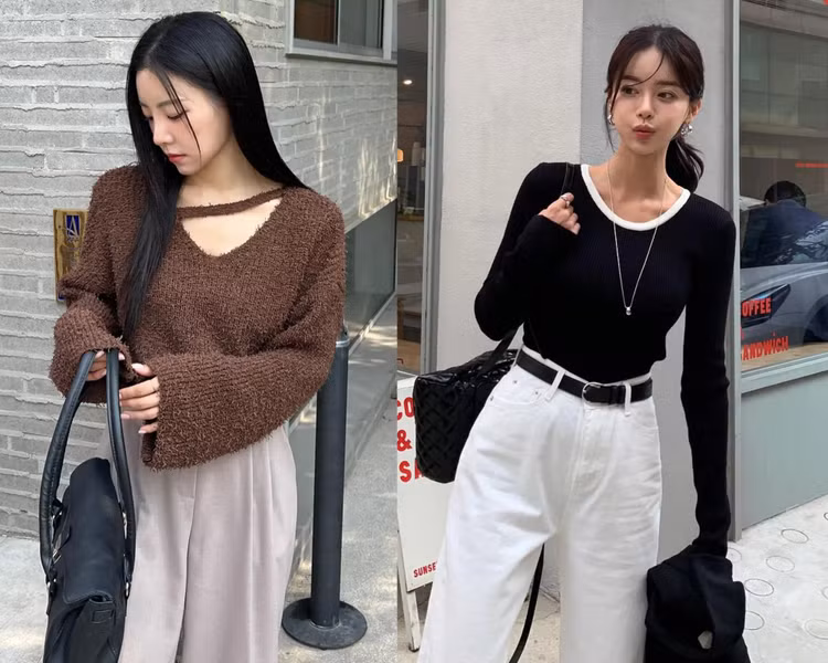 Những tông màu trầm như đen, nâu, xanh navy hay xám đậm còn tạo hiệu ứng vóc dáng nhỏ gọn, thanh thoát hơn. Ảnh minh họa Những tông màu trầm như đen, nâu, xanh navy hay xám đậm còn tạo hiệu ứng vóc dáng nhỏ gọn, thanh thoát hơn. Ảnh minh họa