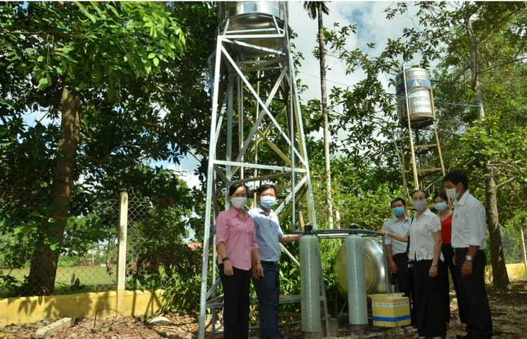 Nghiệm thu các thiết bị bảo vệ môi trường do Liên hiệp Hội Tây Ninh hỗ trợ, lắp đặt