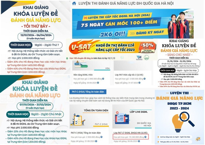 Den 'lo' luyen thi danh gia nang luc ton tien ma khong hieu qua!