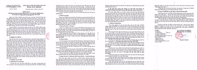 Kết quả cuộc họp ngày 14/11 của UBND Huyện Krông Búk về việc di dời chợ cũ về chợ mới xã Pơng Drang.