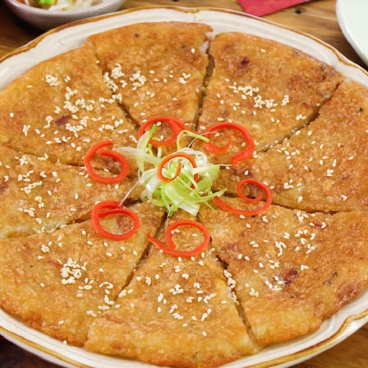 Bánh chưng chiên trứng hấp dẫn