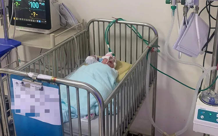 Cứu sống mẹ và con sản phụ bị nhau bong non do tai nạn. Ảnh BVCC Cứu sống mẹ và con sản phụ bị nhau bong non do tai nạn. Ảnh BVCC