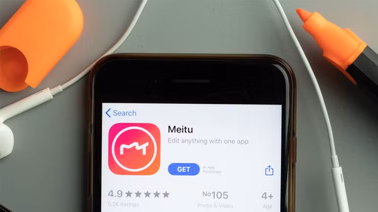 Bộ công cụ làm đẹp toàn diện là điểm nổi bật mà Meitu mang lại. Ảnh minh họa
