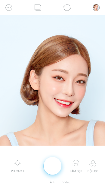 Với tính năng tự động làm đẹp, ứng dụng sẽ giúp người dùng tăng cường vẻ ngoại hình tự nhiên. Ảnh minh họa