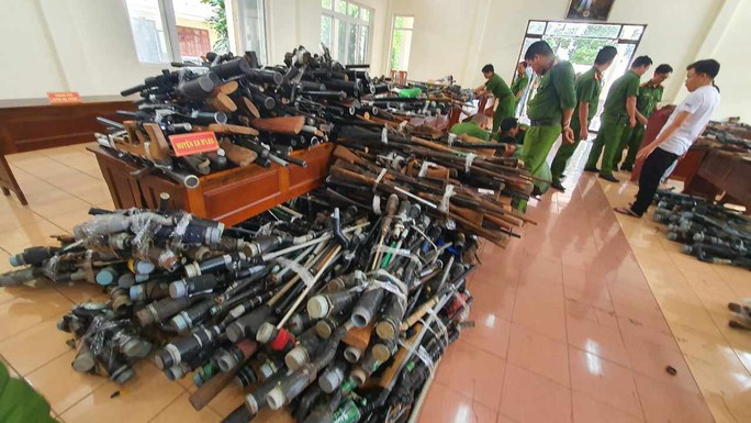 Lực lượng Công an tỉnh Đắk Lắk đã thu hồi 1.278 khẩu súng các loại.