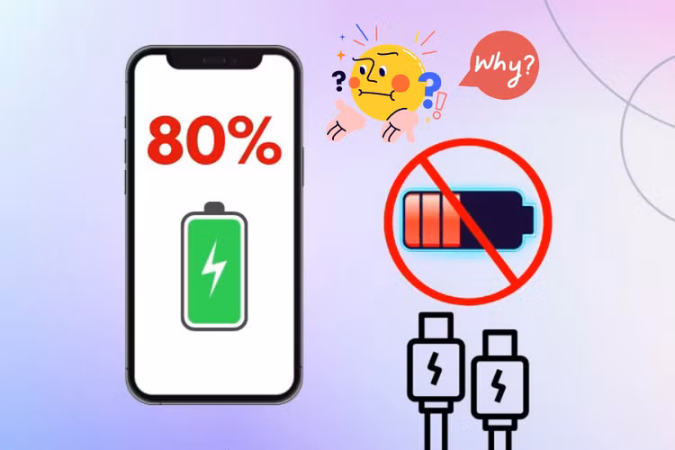 Cách khắc phục lỗi pin iPhone sạc đến 80% là dừng. Ảnh minh họa