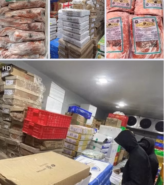 Cơ quan công an phát hiện kho chứa hơn 2 tấn chân gà, các loại thịt đông lạnh không nguồn gốc.