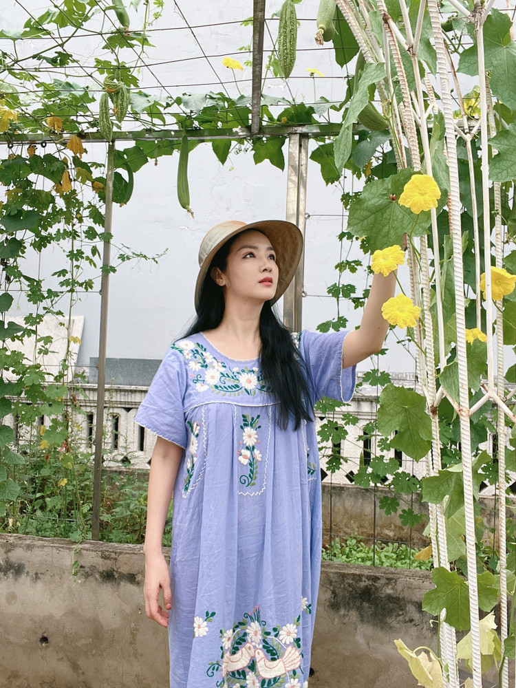 Vuon cay trai triu qua trong biet thu nhu lau dai cua Giang My-Hinh-2