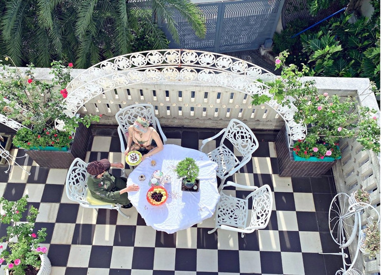 Vuon cay trai triu qua trong biet thu nhu lau dai cua Giang My-Hinh-11