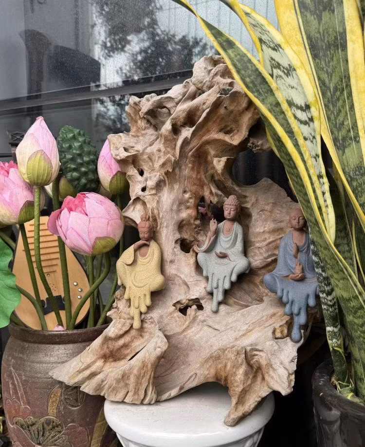 Goc ban cong xanh muot, dep mien che trong nha NSND Tu Long-Hinh-8