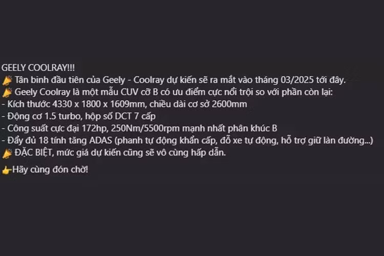 Can canh Geely Coolray tai Viet Nam, SUV gia re dau Mitsubishi Xforce-Hinh-2