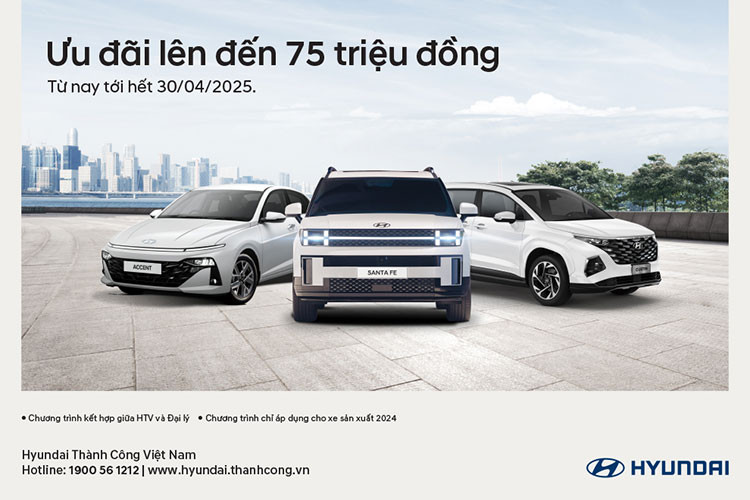 Hang loat oto Hyundai nhan uu dai cao nhat toi 75 trieu dong