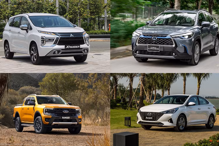 Top oto ban chay nhat Viet Nam thang 1/2024, Xpander len dinh