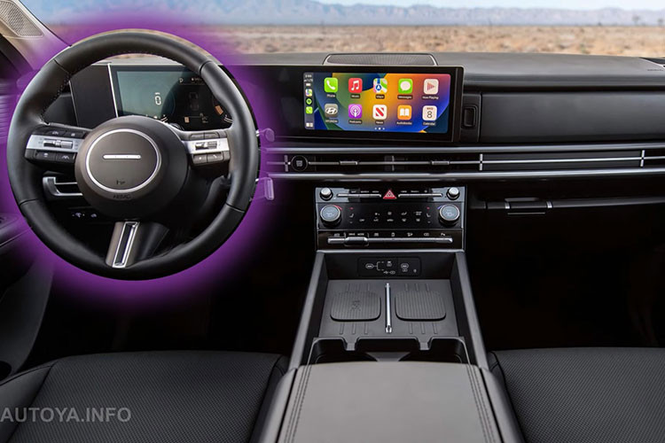 Hyundai SantaFe 2026 lo dien mao nang cap day 