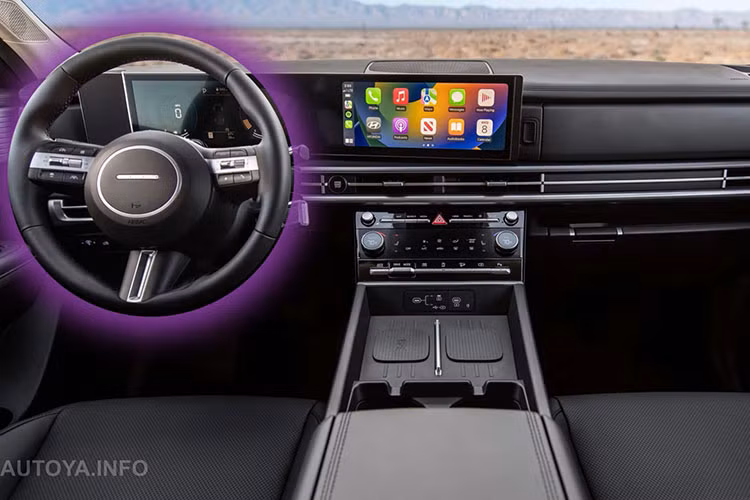 Hyundai SantaFe 2026 lo dien mao nang cap day 