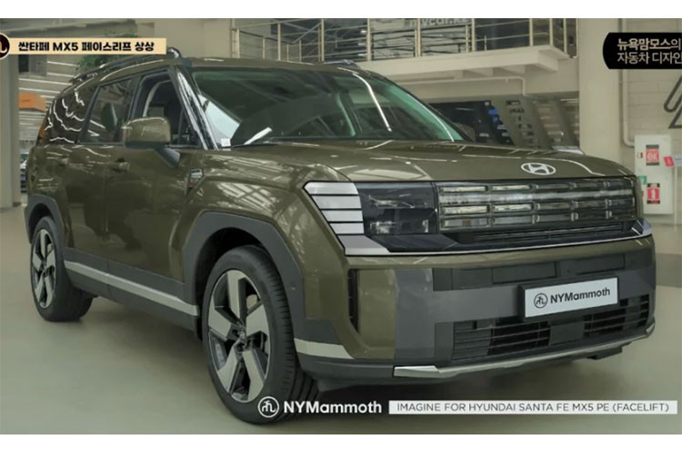 Hyundai SantaFe 2026 lo dien mao nang cap day 
