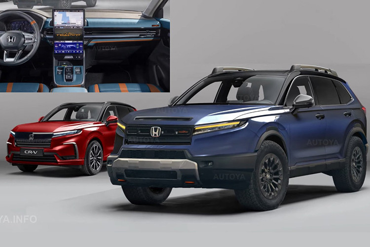 Honda CR-V TrailSport 2026 - SUV cho dân chơi off-road lộ diện - Hình 7 Honda CR-V TrailSport 2026 - SUV cho dan choi off-road lo dien-Hinh-7