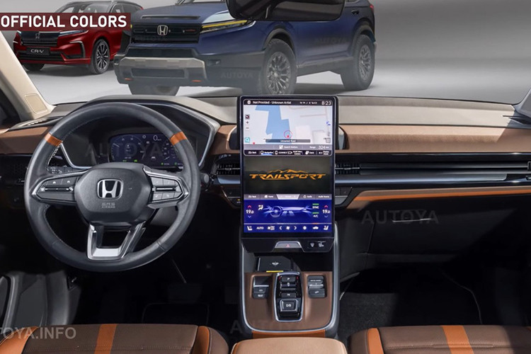 Honda CR-V TrailSport 2026 - SUV cho dân chơi off-road lộ diện - Hình 4 Honda CR-V TrailSport 2026 - SUV cho dan choi off-road lo dien-Hinh-4