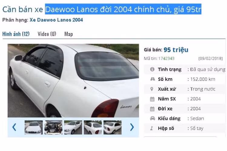 Loạt ôtô cũ dưới 100 triệu đồng tại Việt Nam, vừa bền vừa lành - Hình 3 Loat oto cu duoi 100 trieu dong tai Viet Nam, vua ben vua lanh-Hinh-3