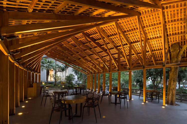 Nha hang bang go uon cong giua rung dep me man o Ha Noi-Hinh-11