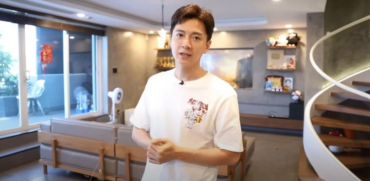 Can canh penthouse 3 tang co san vuon xanh muot cua Ngo Kien Huy