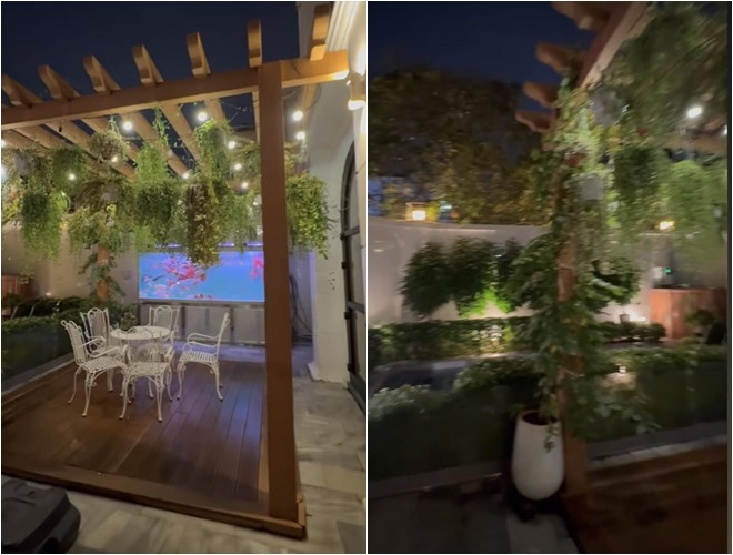 Can canh khu vuon cuc “chill” trong biet thu 600m2 cua Le Quyen-Hinh-2