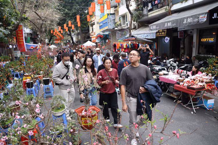 Cho hoa co nhat Ha Noi dong duc nguoi xem, suc mua han che-Hinh-6