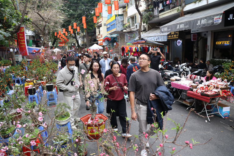 Cho hoa co nhat Ha Noi dong duc nguoi xem, suc mua han che-Hinh-6