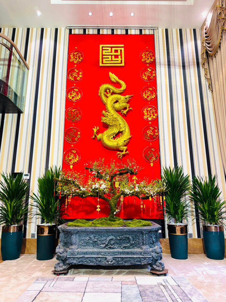 Can canh biet thu ruc sac hoa don Tet cua Dam Vinh Hung-Hinh-4