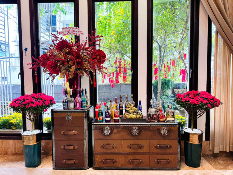 Can canh biet thu ruc sac hoa don Tet cua Dam Vinh Hung-Hinh-8