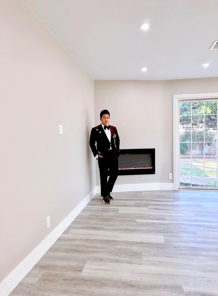 Can canh nha moi vua hoan thanh tai My cua Quang Le-Hinh-6