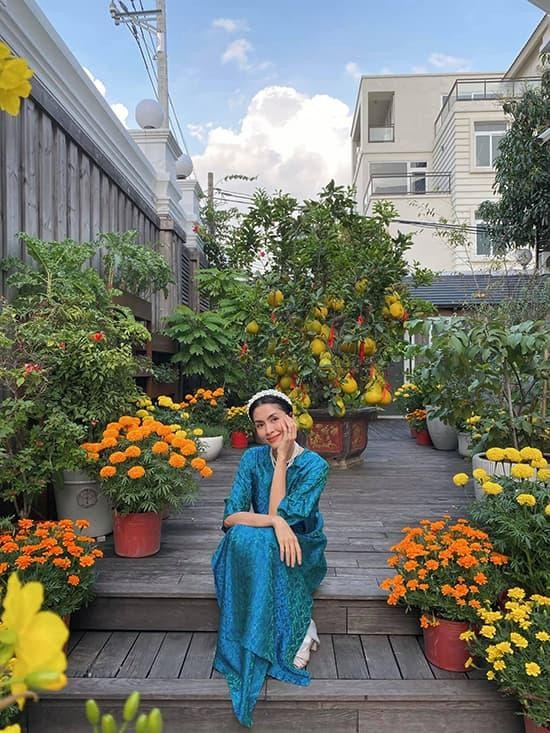 Don Tet, biet thu cua Tang Thanh Ha trang tri dep co nao?-Hinh-11