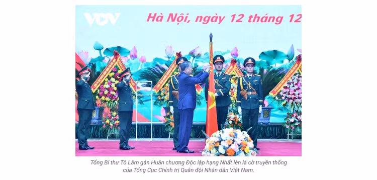 Phat bieu cua Tong Bi thu tai ky niem 80 nam Ngay truyen thong Tong cuc Chinh tri-Hinh-2