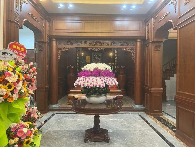 Can canh biet thu long lay Van Toan xay cho bo me o que-Hinh-4