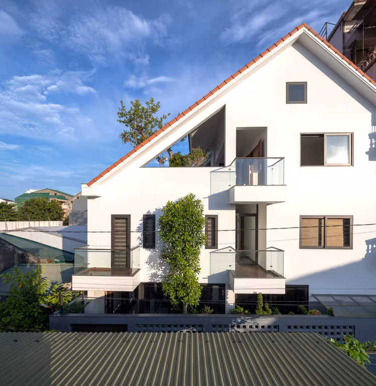 Nha pho ngoi do dan xen khoang vuon xanh mat dep ngo ngang-Hinh-2