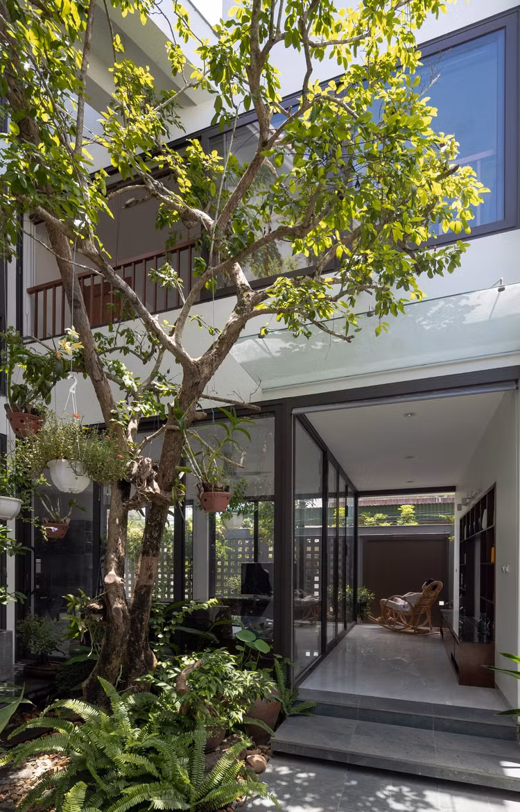 Nha pho ngoi do dan xen khoang vuon xanh mat dep ngo ngang-Hinh-5