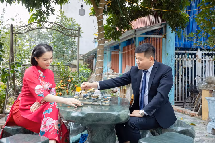 Biet thu 5 tang Hoa Minzy xay tang ba me tai que nha-Hinh-8