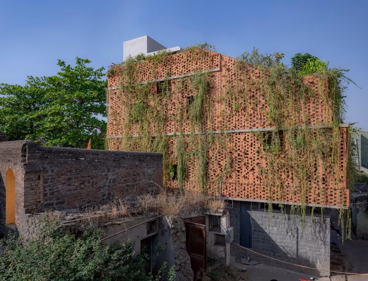 Thich thu ngoi nha boc trong man gach de chan nang