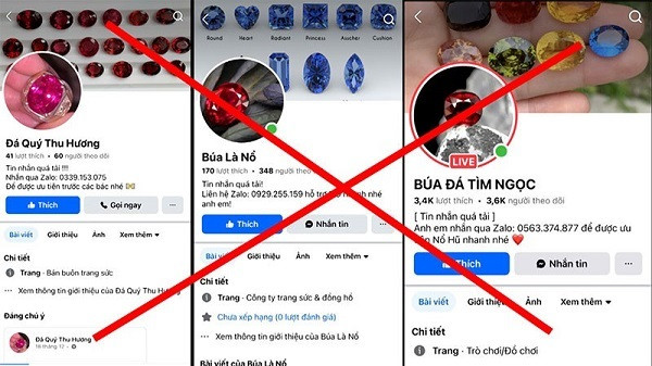 Cảnh giác chiêu trò lừa đảo “đổ thạch” online Canh giac chieu tro lua dao “do thach” online