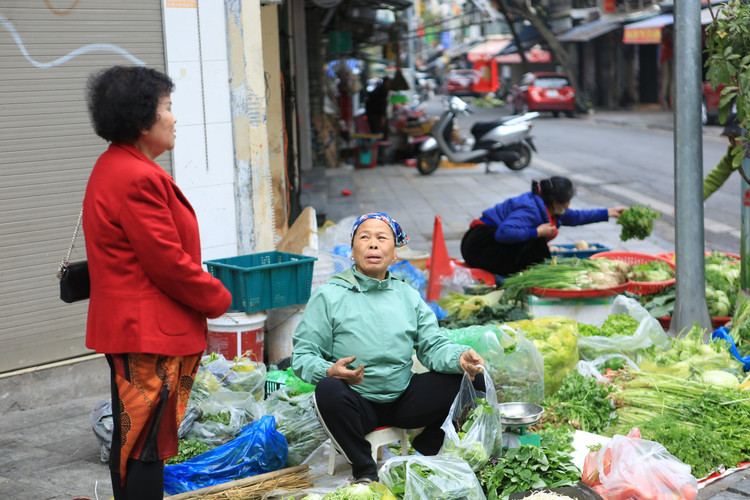 Ha Noi: Cho mo cua som ngay mung 2 Tet Giap Thin-Hinh-7