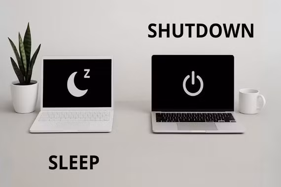 Shutdown hay Sleep: Chọn sai có thể hại máy tính
