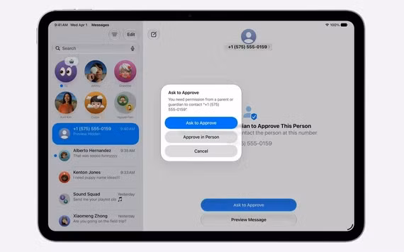 [GALLERY] Apple siết chặt iPhone trẻ em, cha mẹ nắm toàn quyền