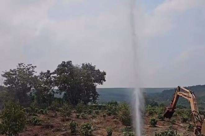 Hiện tượng bất thường tại giếng khoan Gia Lai gây lo ngại an toàn