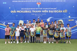Giải pickleball Đoàn TNCS Hồ Chí Minh - Mặt trận Tổ quốc Việt Nam hấp dẫn