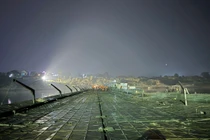 Hoàn thành cầu phao sông Lô, thông xe từ 6h ngày 16/2