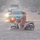 Nhiều tuyến đường ở Nha Trang ngập sâu sau mưa lớn sáng 31/5
