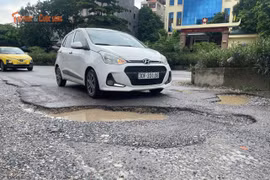 Nhếch nhác hiện trạng tuyến đường nối Vành đai 3 sau nhiều năm khai thác
