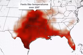 Nắng nóng kỷ lục ở Mỹ, lũ lụt Caribe gây thiệt hại lớn