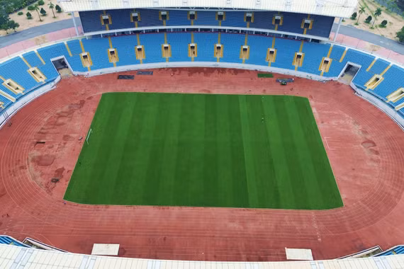 [GALLERY] Diện mạo mới của sân Mỹ Đình với mặt cỏ xanh mướt