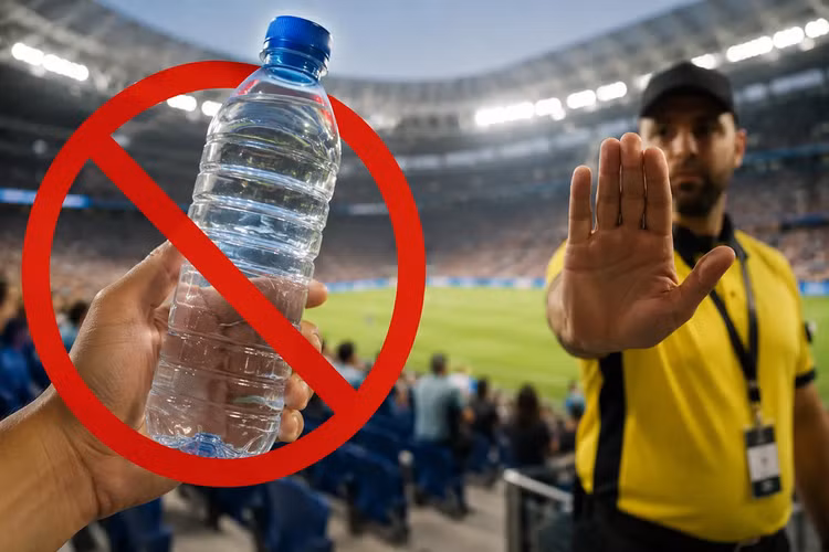 Quy định cấm mang chai nước vào sân tại World Cup 2026 của FIFA gây ra tranh cãi lớn.